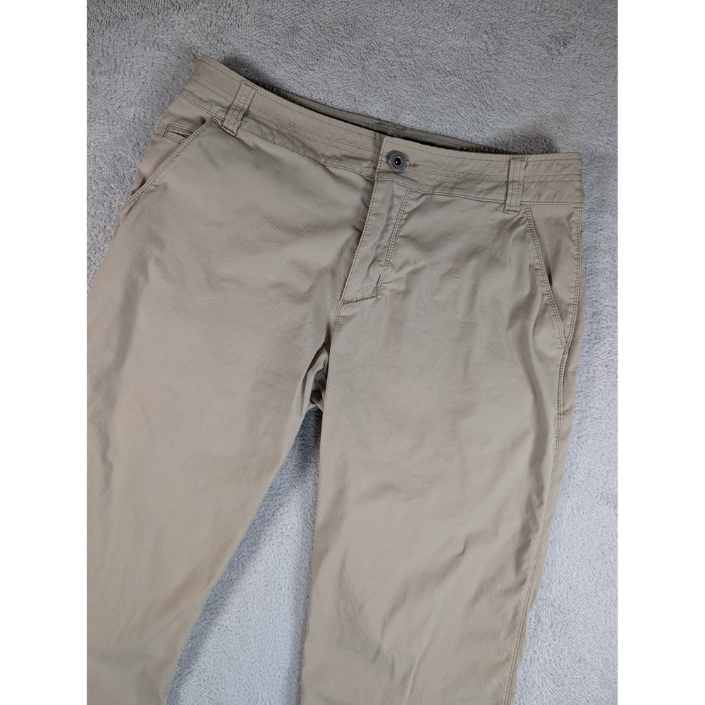 Kuhl Resistor Lite Chino Mens 32x32 Khaki Tan Stretch Hiking Work Pants 5204